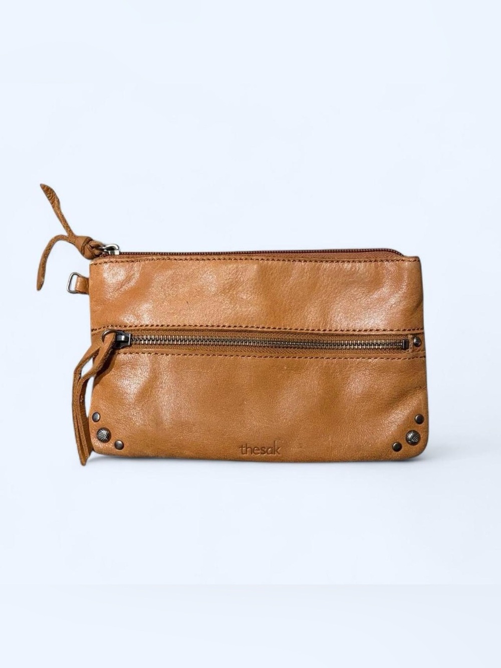 Grunge Leather Brown Wallet Cardholder by The Sak!
